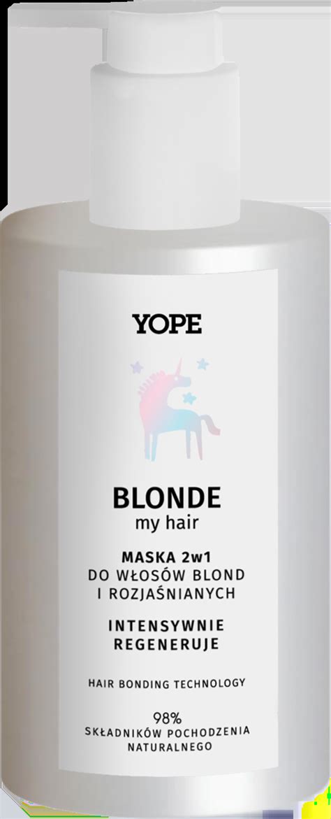 YOPE Blonde My Hair maska do włosów w ml Drogeria Rossmann pl