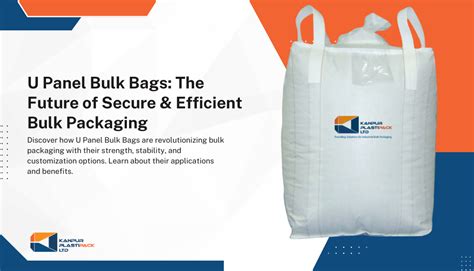panel bulk bags  future  secure efficient bulk packaging