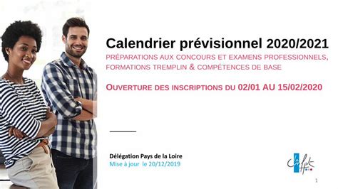 Pdf Calendrier Pr Visionnel Le Cnfpt Calendrier