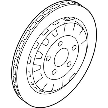 KR3Z 2C026 B KR3Z2C026B Genuine Ford ROTOR ASY BRAKE