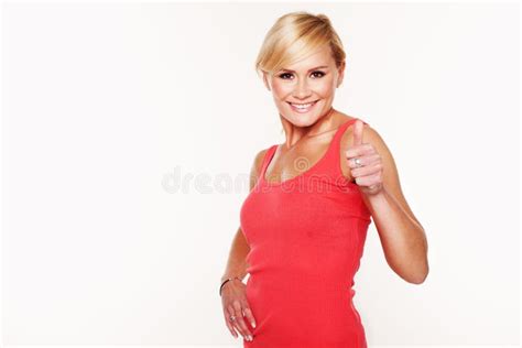 Blonde Hermoso Con La Figura Magnífica Foto de archivo Imagen de estudio calisténico 24560956