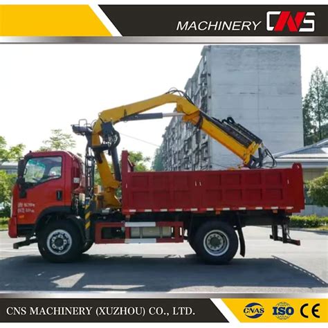 Chinese Factory Hydraulic Knuckle Boom Truck Mounted Crane Folding Arm