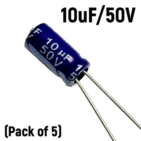 Uf V Electrolytic Capacitor Pack Of Techiesms