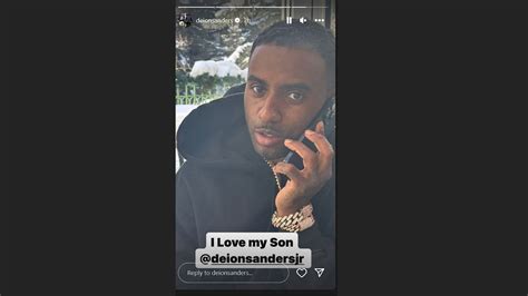 Coach Prime Showers Love On Eldest Son Deion Sanders Jr In Latest Ig Post “i Love My Son”