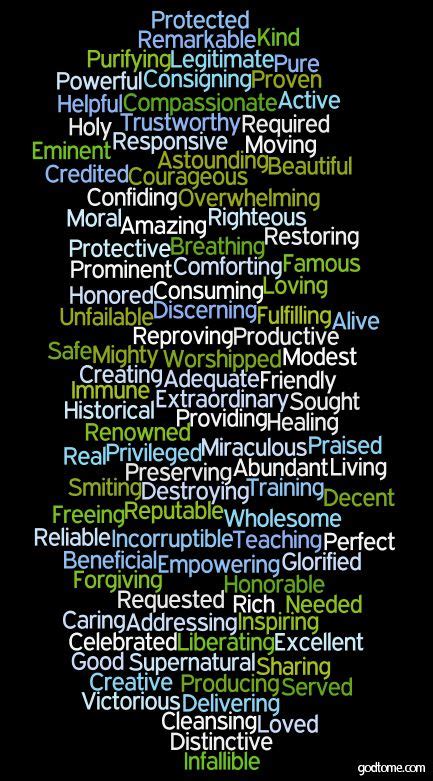 Adjectives God Uses To Describe Us Kristina Has Fleming