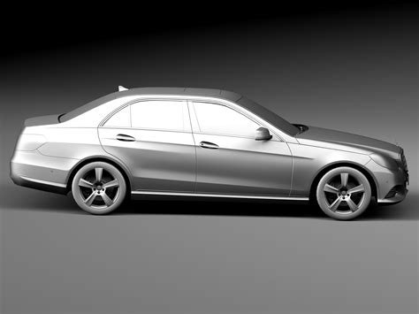 Mercedes E-Class sedan 2014 3D Model $129 - .obj .max .lwo .fbx .c4d
