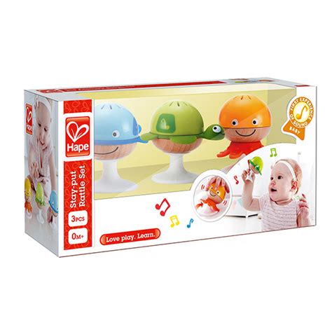 Stay Put Rattle Set Hape Playwell Canada Toy Distributor