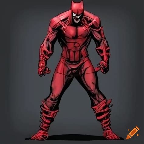 Artwork Of A Fusion Between Batman And Daredevil On Craiyon