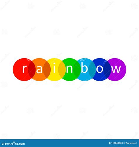 Rainbow logo, LGBT symbo stock vector. Illustration of love - 118048063