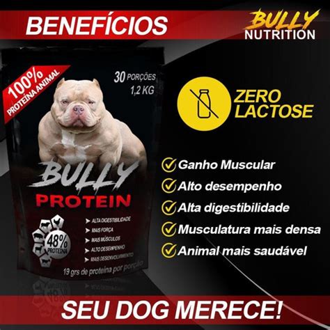 Combo 03 Bully Protein Suplemento Alimentar Concentrado 48