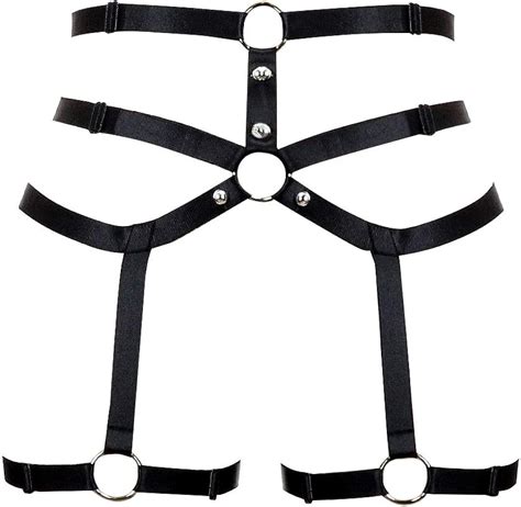 Bondage Harness Women S Harness Gothic Leg Strappy Lingerie Body Harness Garter Belt Plus Size