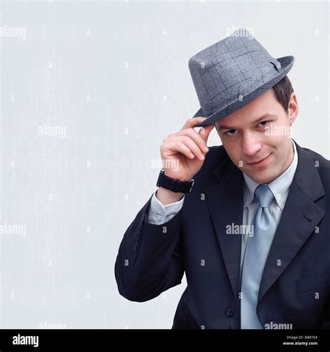 Man Tipping Hat Hi Res Stock Photography And Images Alamy