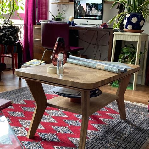 Wooden Dining Table, Modern Kitchen Table, Oak Dining Table - Etsy