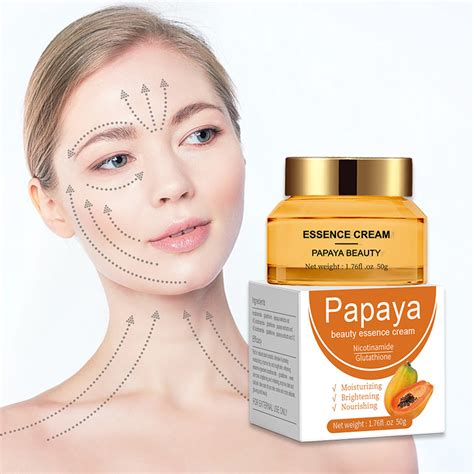 Private Label Effective Face Whitening Dark Spot Removing Papaya Cream