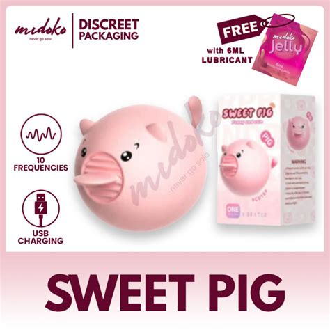 Midoko Sweet Piggy Tongue Pleasure Vibrator Intimate Clitoral And Vaginal Sex Toy Lazada PH