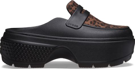 Stomp Leopard Loafer Crocs