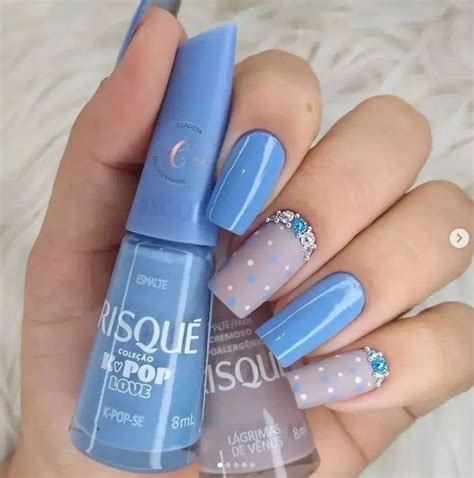 45 Ideias De Unhas Azul Para Brilhar Nas Pontas Dos Dedos Eu Total