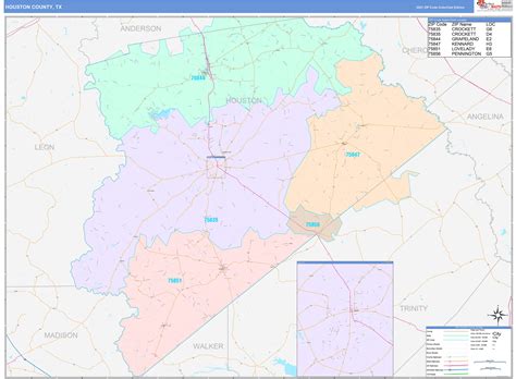 County Map Of Houston