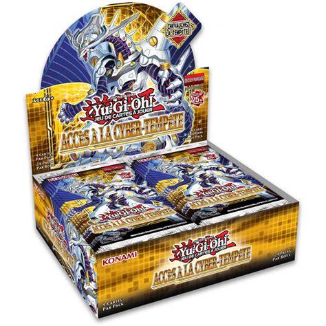 Boîte de 24 Boosters Yu Gi Oh Accès à la cyber tempête 1ére