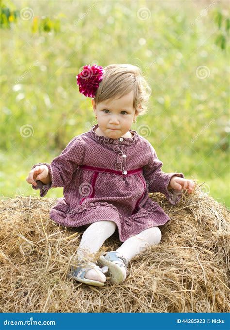 Little Country Girl Royalty-Free Stock Photography | CartoonDealer.com