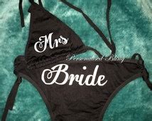 Unique Just Married Bikini Related Items Etsy
