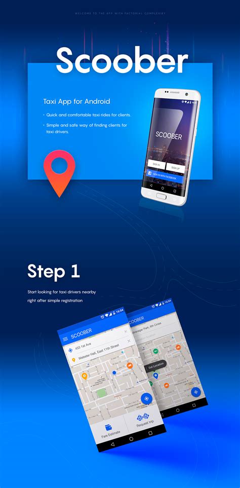 Scoober - an Uber-like Android taxi app for scooters :: Behance