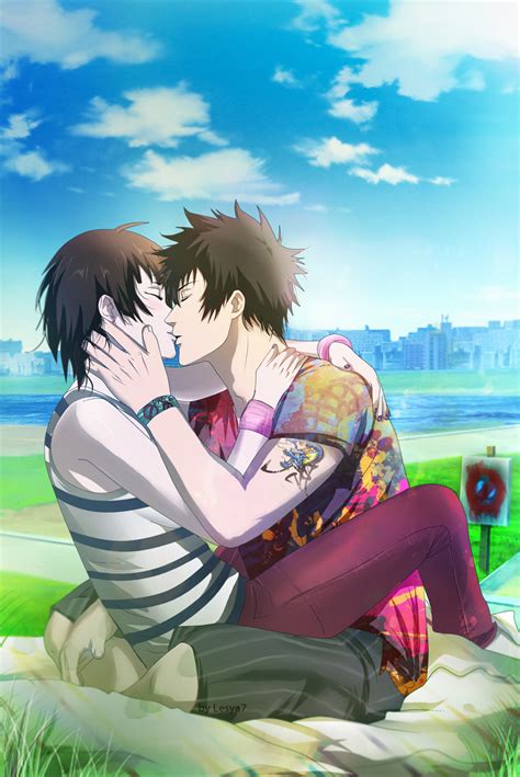 Psycho Pass 2 Kogami X Akane Free By Lesya7 On Deviantart