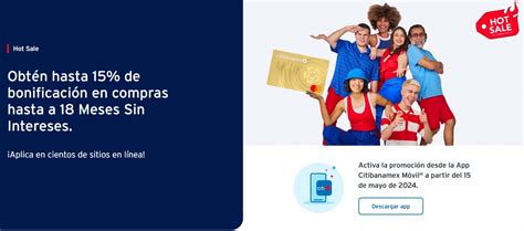 Citibanamex Hot Sale 2024 hasta 15 de bonificación por tus compras