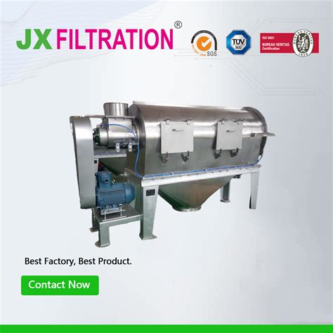 Horizontal Airflow Centrifugal Vibrating Sifter Screen Filtration