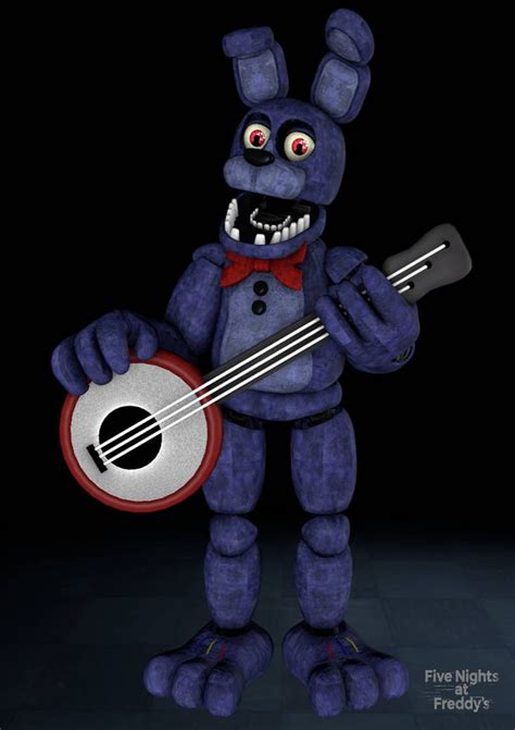 Sfm Fnaf Unwithered Bonnie Poster By Mysticmcmfp On Deviantart Fnaf