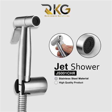 Rkg Jet Shower Bidet Toilet Spray Gun Stainless Steel Sus Silver