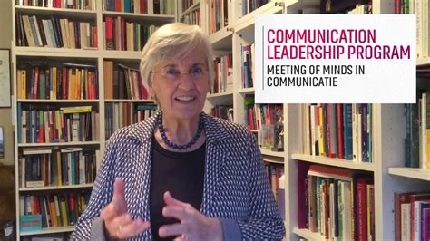 Betteke Van Ruler Over Het Communicatie Leadership Program Youtube