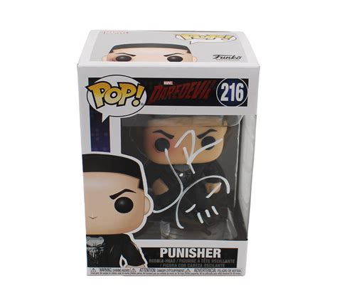 Jon Bernthal Signed Daredevil Punisher 216 Funko Pop Radtke Sports