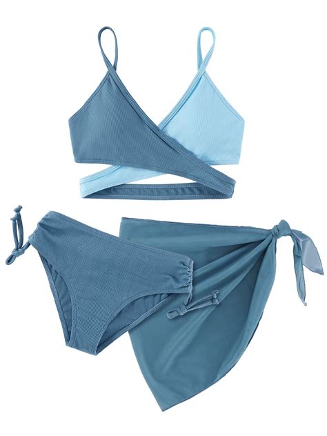 Bullpiano Piece Swimsuits Bikini Bathing Suit With Cover Up Beach
