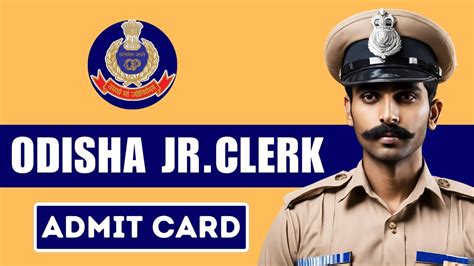 Odisha Police Junior Clerk Admit Card Check Exam Pattern And