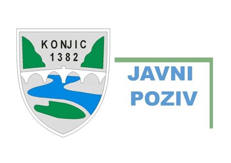 Grad Konjic Javni poziv za zauzimanje javne površine ispred poslovnih