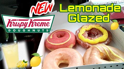 Krispy Kreme New Lemonade Glazed Donuts Review Too Tart Or Just