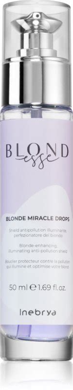 Inebrya BLONDesse Miracle Drops Öl für strahlenden Glanz für blonde Haare