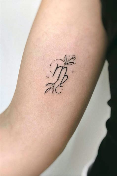 Top 19 Virgo Tattoo Design Ideas Virgo Sign Tattoo Horoscope Tattoos