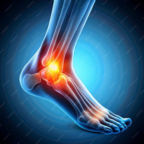XRay of Foot And Ankle Pain | Premium AI-generated image