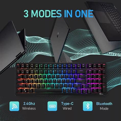 Royal Kludge Rk Rgb Hot Swap Mode Red Switch Black Jb Hi Fi