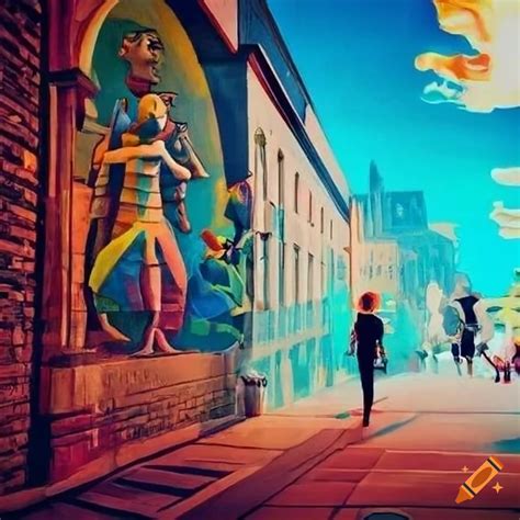 Mural Of A Welcoming Gateway On Craiyon