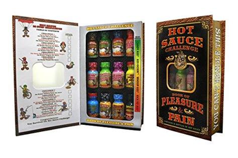 Hot Sauce Challenge Book Of Pleasure Pain Thatsweetgift