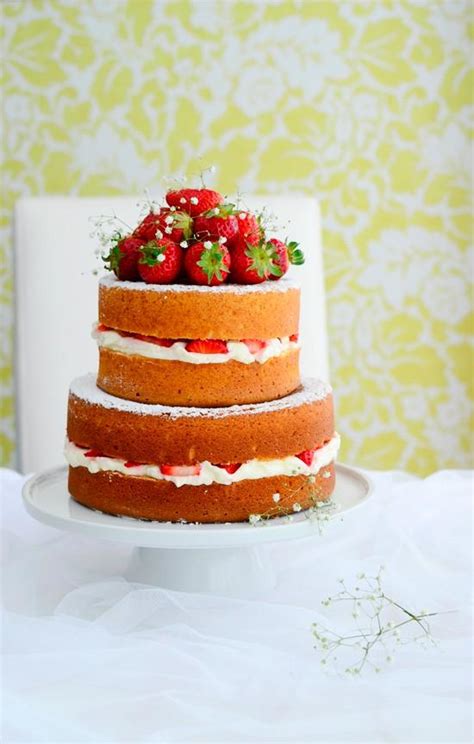 Receta De Naked Cake De Fresas Con Nata Megasilvita