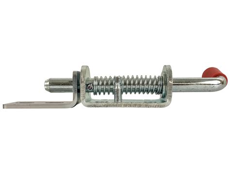 spring latch    zinc plated system equine