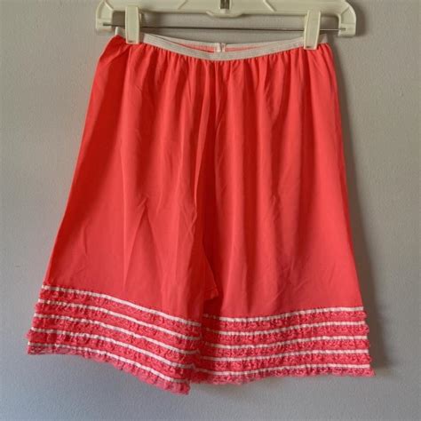 Vintage 60s Hot Pink Lingerie Slip Bloomers Depop