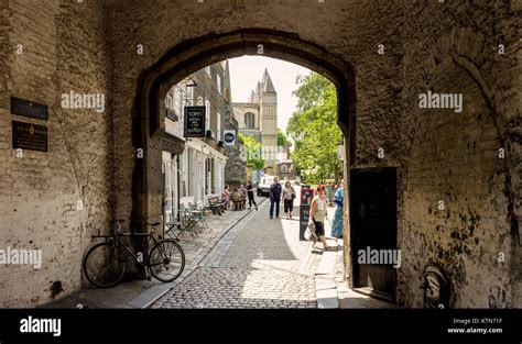 College Yard Seen Through College Gate Formerly Called Cemetery Gate