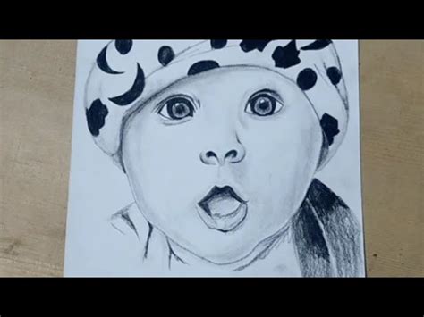 How To Draw Cute Baby Drawing Easy For Beginners Sleeping