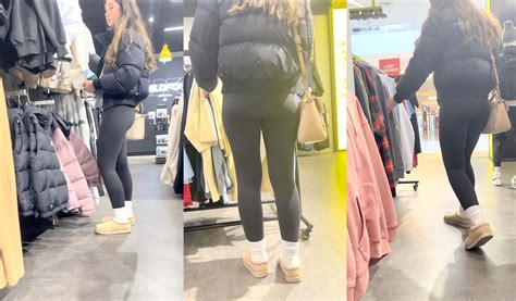Sexy Girl In The Nike Store With A Plump Ass Candid Best Premium