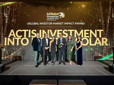 Actis wins Market Impact Award at IJGlobal Investor Awards 2025 - Actis